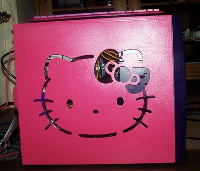Hello Kitty Computer Case Mod
