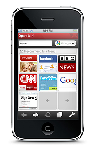 iPhone Opera Mini 5