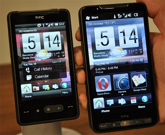 HTC HD2 и HTC HD mini