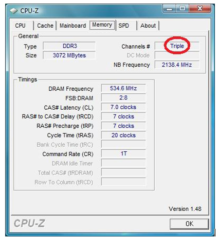 Core i7 трехканальная DDR 3