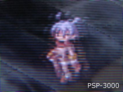 Sony PSP-3000 scanlines