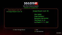 Импорт персонажа Mass Effect 