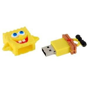 4GB Cool New Style Yellow Sponge Bob USB flash drive