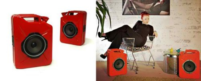 Jerrycan Gas Can Speakers