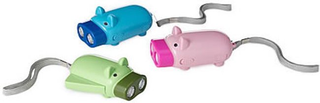 Eco-Friendly Pig LED Flashlight