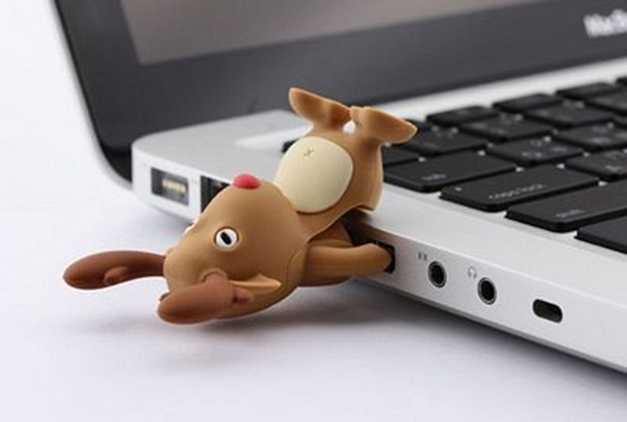 Santa Claus Deer USB Flash Drive