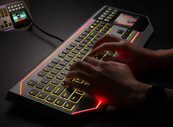 Star Wars Keyboard With LCD Touchpad