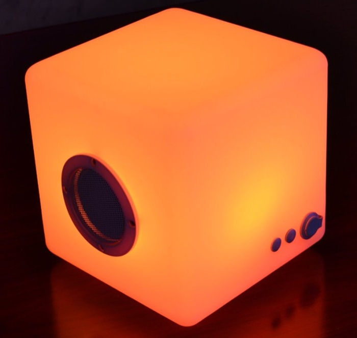 Wireless Multi-Color LED Cube Bluetooth Speaker