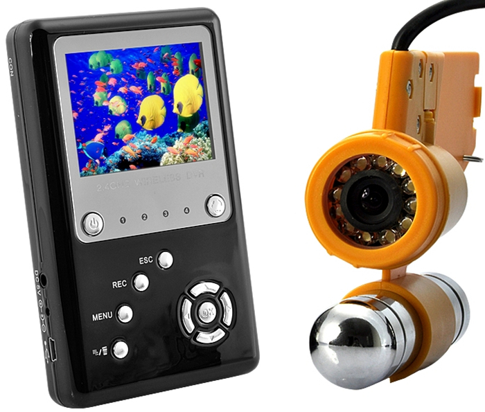Professional Underwater Video Camera with Wireless Viewscreen