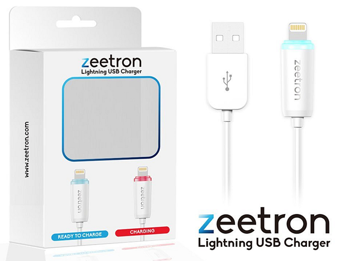 Zeeton Light Up Lightning USB Cable