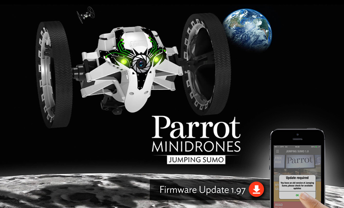 Parrot Jumping Sumo и Rolling Spider