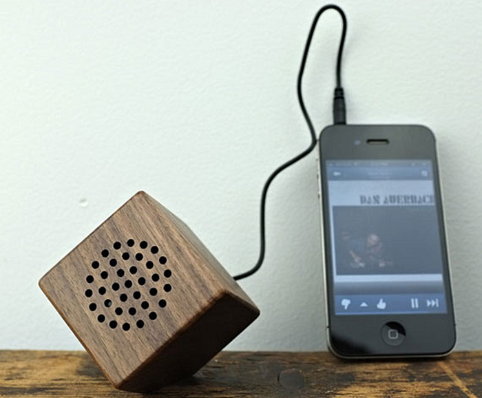 Mini Wooden Speaker 