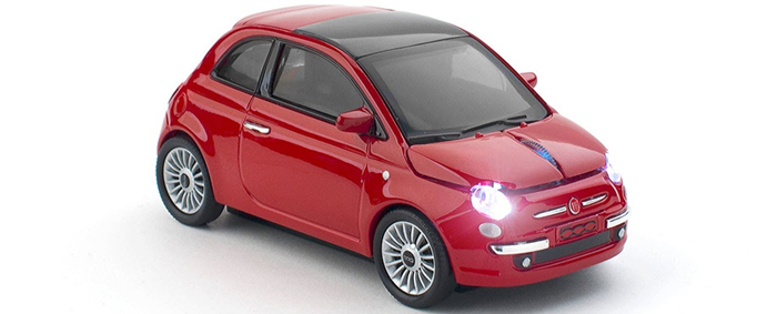 Car Fiat 500 Optical Wireless Mouse