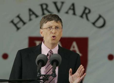 Выступление Билла Гейтса в Гарварде