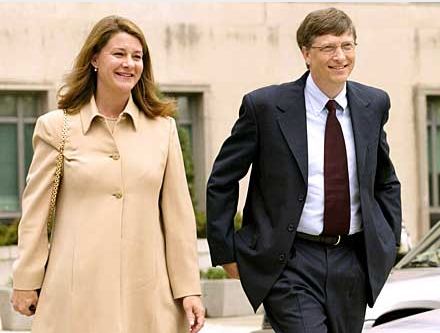Билл Гейтс и его жена