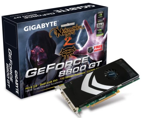 Gigabyte NVidia 8800GT G92