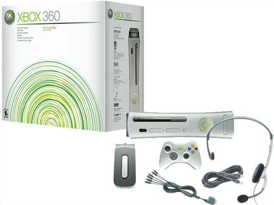 XBOX 360 комплект поставки