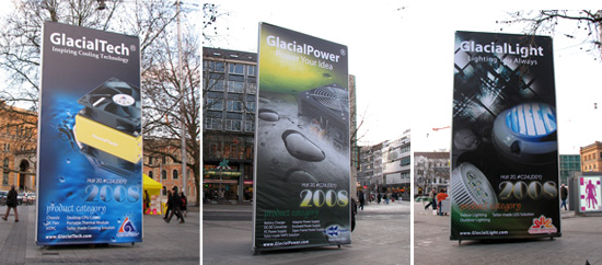 Реклама на улицах Ганновера - GlacialTech