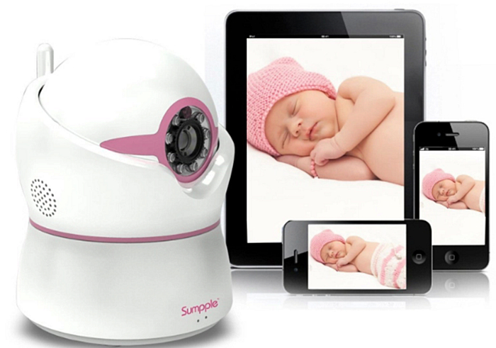 Sumpple Wifi Wireless Digital Baby Video Audio Monitor