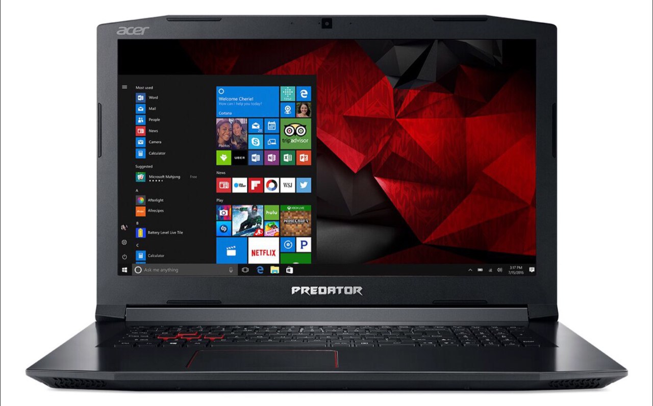 Acer объявили о старте продаж игровых ноутбуков Predator Helios 300