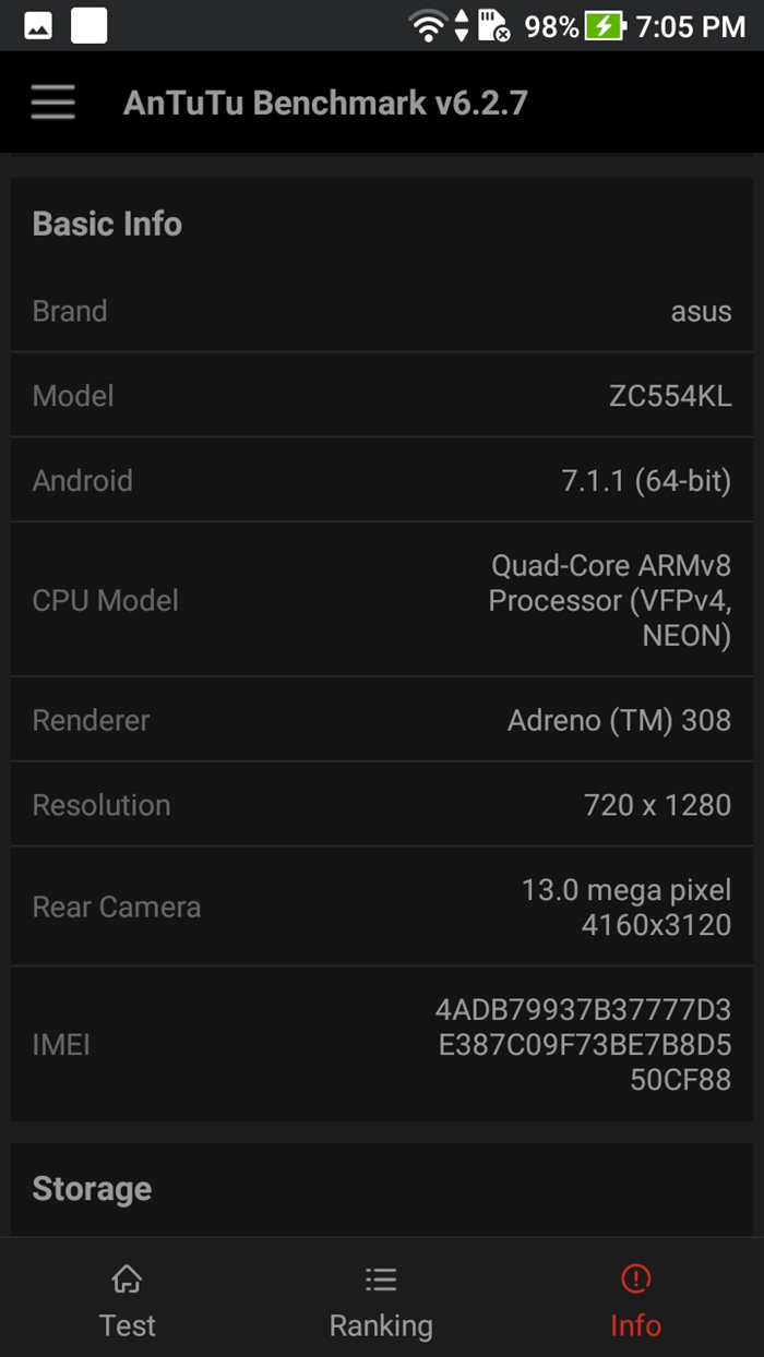 ASUS Zenfone 4 Max ZC554KL